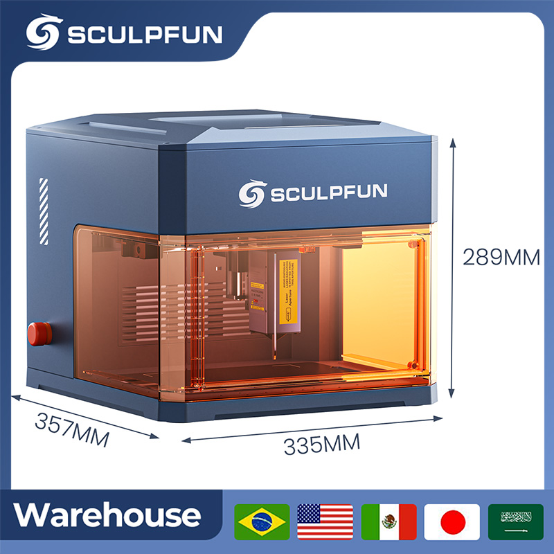 Industrial Laser Engraver - Лазерный гравировальный станок SCULPFUN 12W с
